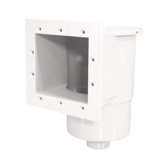 Desnatador de tapa cuadrada con canastilla para piscina